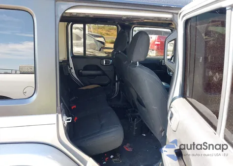 2020 Jeep Wrangler Unlimited Sahara из США, поврежденный, VIN 1C4HJXEN5LW235234